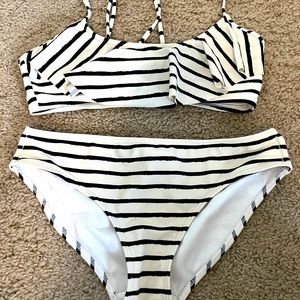Black & cream hollister bikini